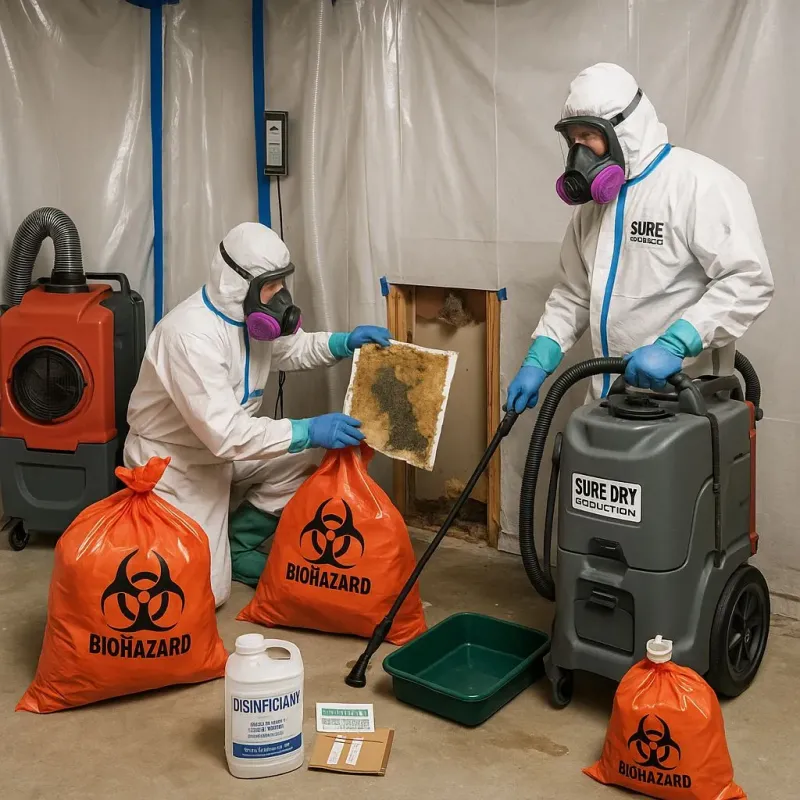 Contaminated Water Handling Protocols process in Parshall, ND