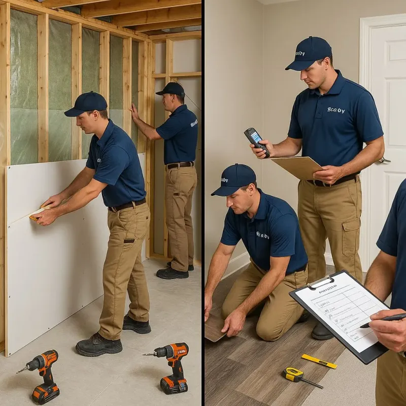 Repairs and Reconstruction process in Parshall, ND